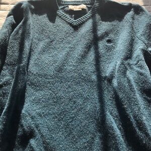 Original Penguin V-Neck Sweater in Teal